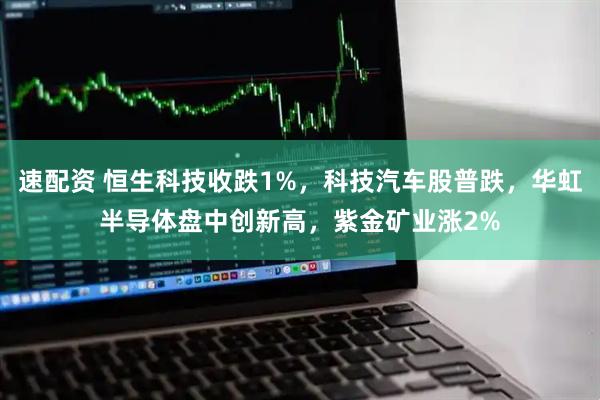 速配资 恒生科技收跌1%，科技汽车股普跌，华虹半导体盘中创新高，紫金矿业涨2%